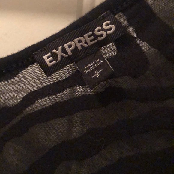 Express Sheer Black Top - Picture 2 of 4